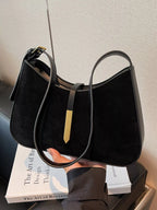 Close up of adjustable strap on Chic Shoulder Tote Bag