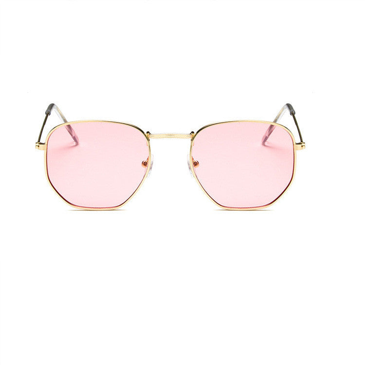 Retro Street Sunglasses Transparent Ocean