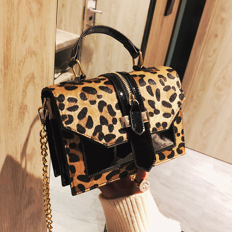 Leopard print women’s crossbody bag Helinora”
