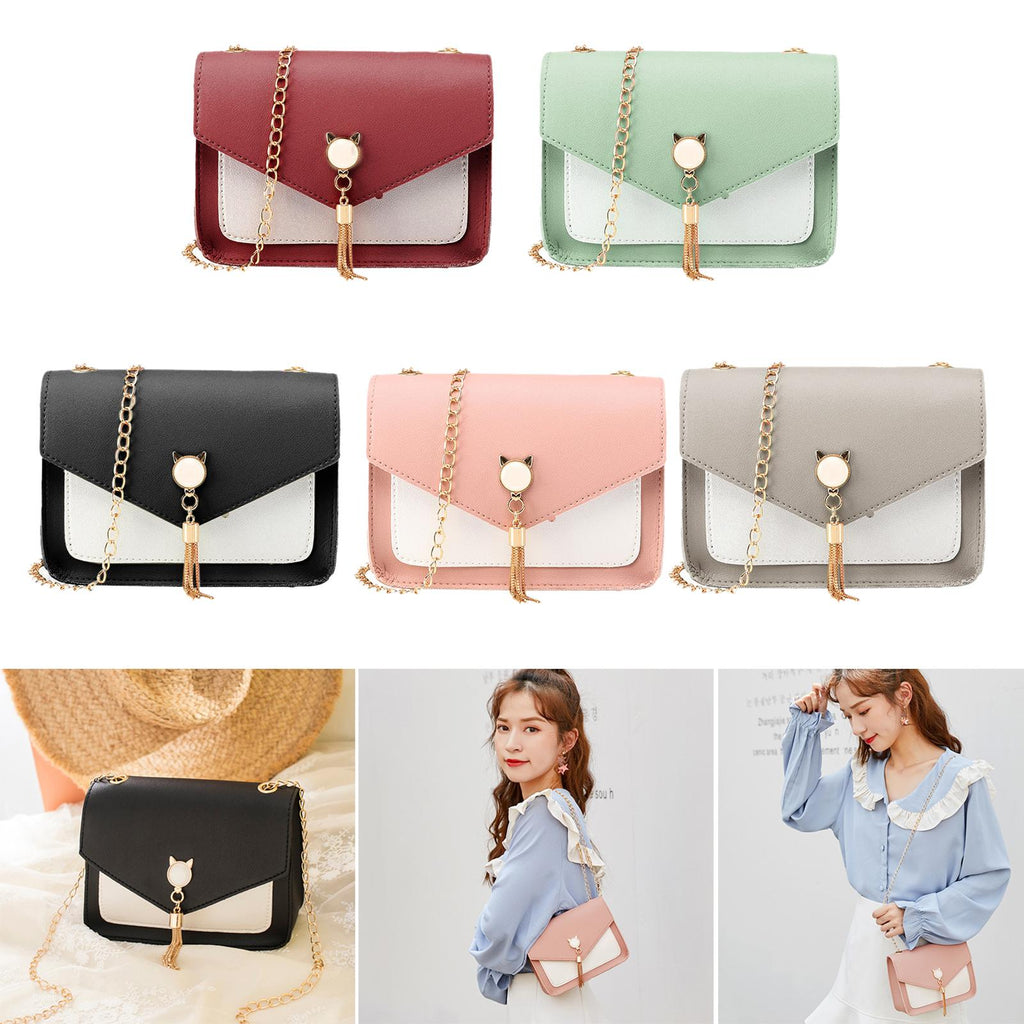 Cute Cat Tassel Shoulder Bag