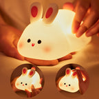 Sweet Rabbit LED Night Light - Soft Silicone Valentine's Gift
