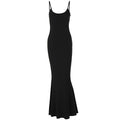 Spaghetti Strap Long Dress Sexy Slim Skinny