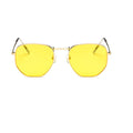 Retro Street Sunglasses Transparent Ocean
