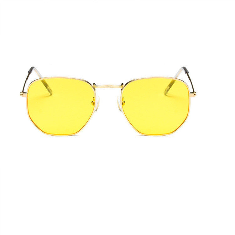 Retro Street Sunglasses Transparent Ocean