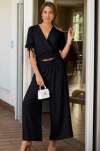 Surplice set outfit detail with accessories