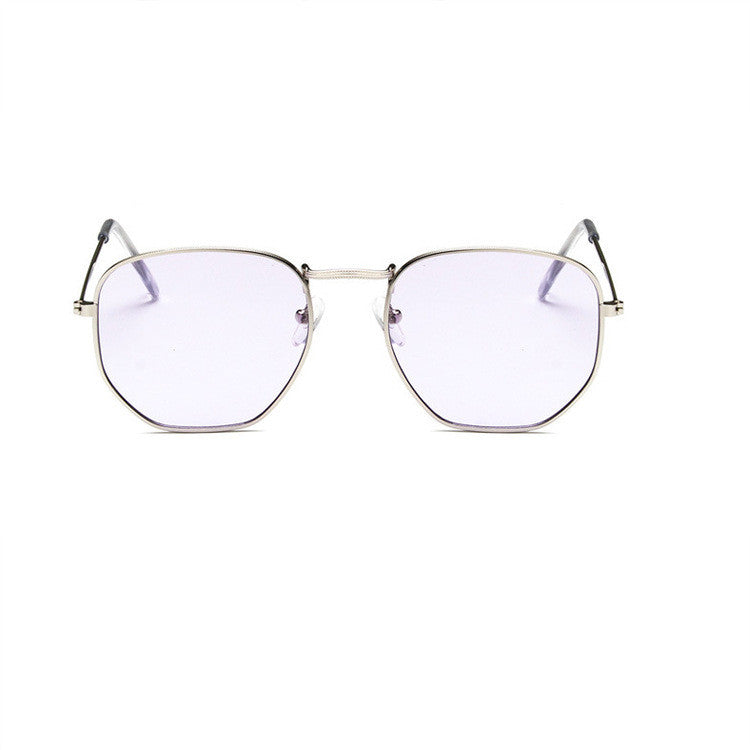 Retro Street Sunglasses Transparent Ocean
