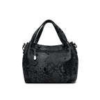 Niche Chain Versatile Genuine Leather Pleated Shoulder Bag
