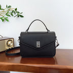 Fashion Casual All-match Commute Cowhide Portable Shoulder Messenger Bag