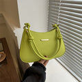 women’s high-end small square armpit bag handheld style