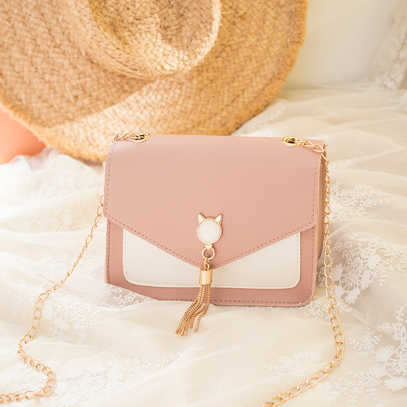 Cute Cat Tassel Shoulder Bag