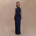 Ins Bodycon Halter Dress Backless Slim Fit