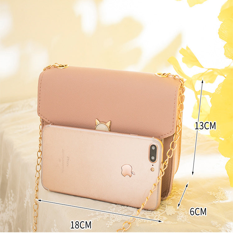 Cute Cat Tassel Shoulder Bag