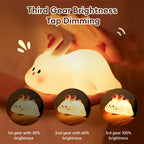 Sweet Rabbit LED Night Light - Soft Silicone Valentine's Gift